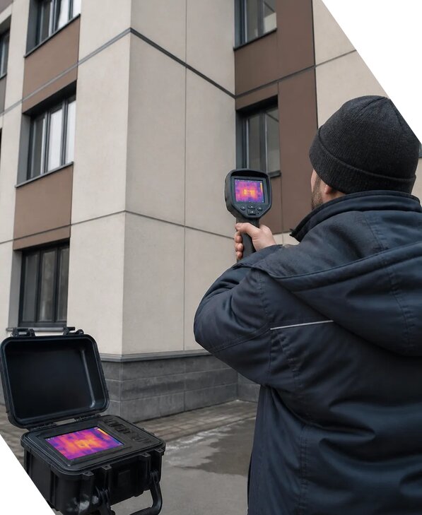 Тепловизионное обследование зданий и сооружений в Топках